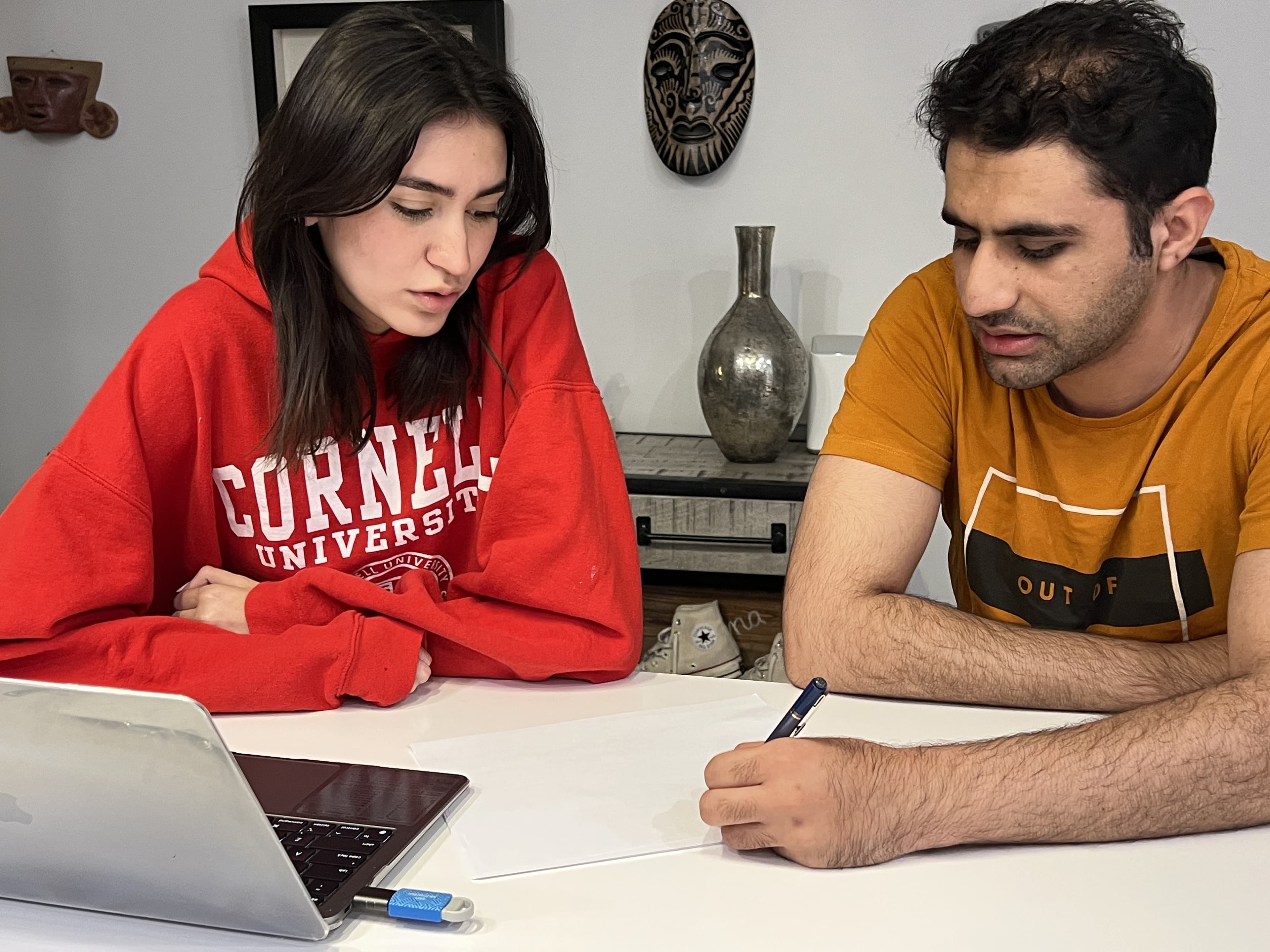 Student working on SAT/ACT test prep at Hive of Thinkrs