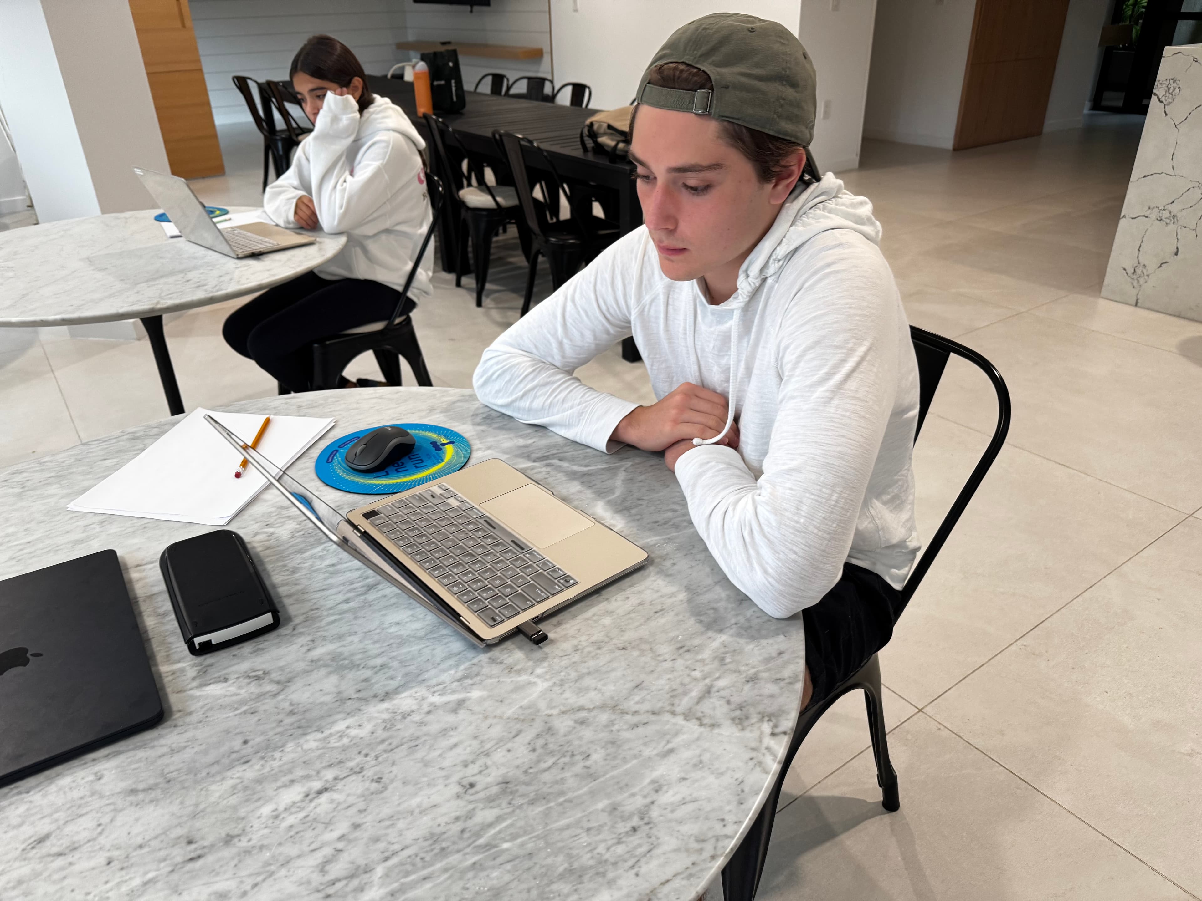 Student during SAT/ACT Summer Performance Lab session