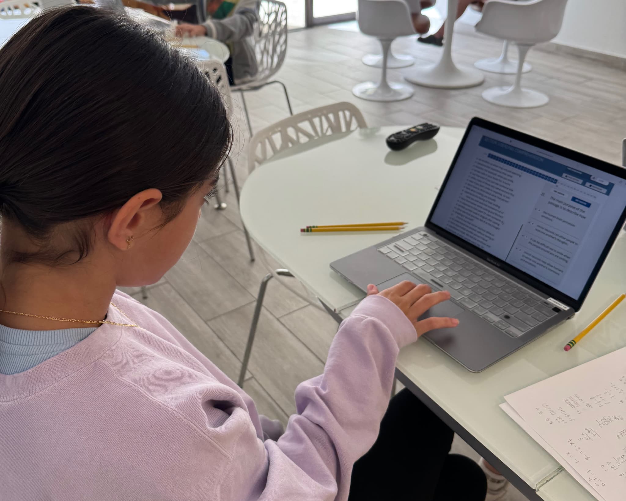 student in hive of thinkrs testprep class in Miami